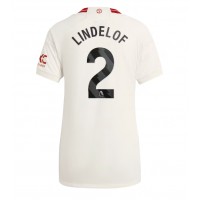 Camisa de time de futebol Manchester United Victor Lindelof #2 Replicas 3º Equipamento Feminina 2023-24 Manga Curta